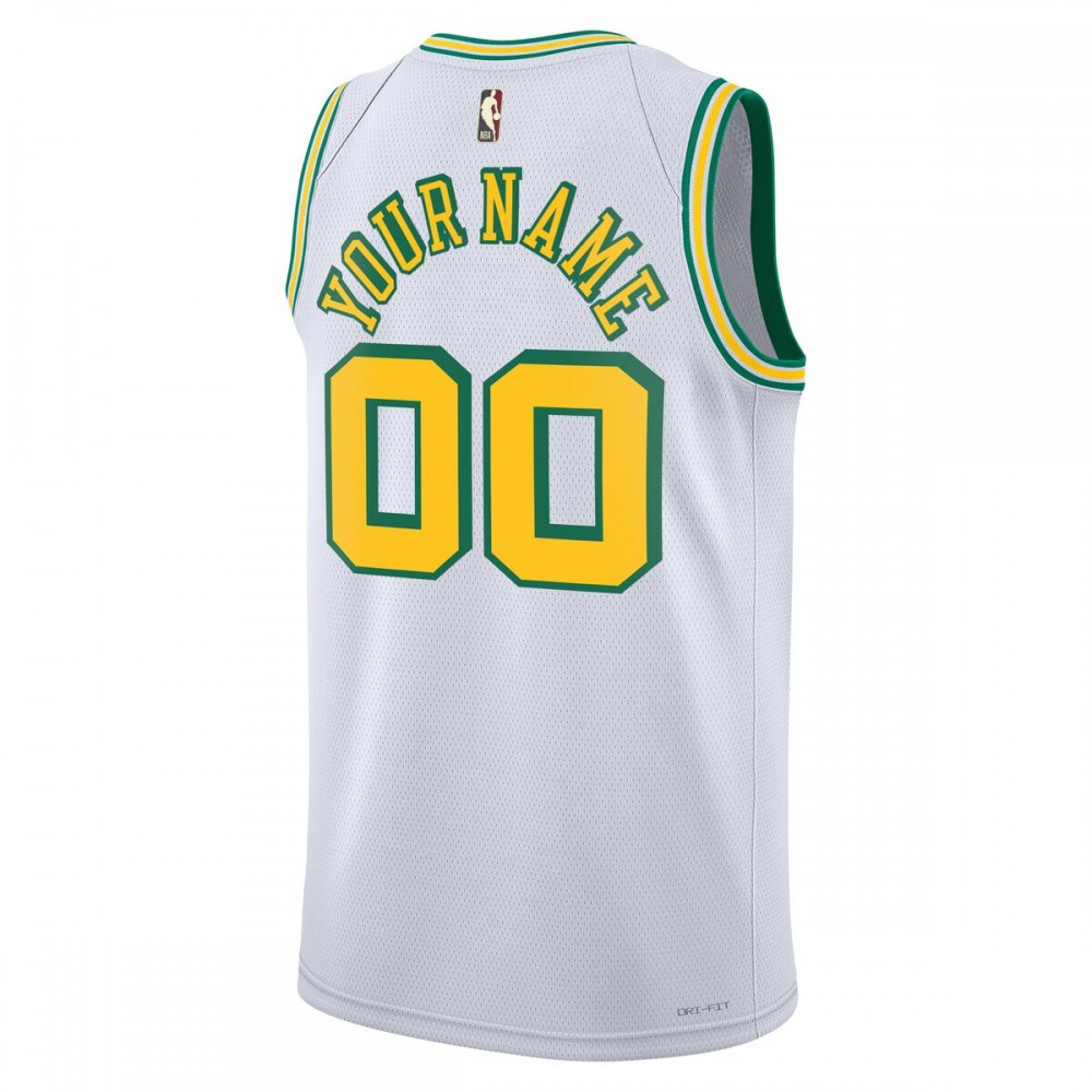 Houston Rockets Unisex 2022/23 Custom Swingman Jersey - Classic Edition - White-Pro Kit Vault | Brand New 26/27 Sports Jerseys